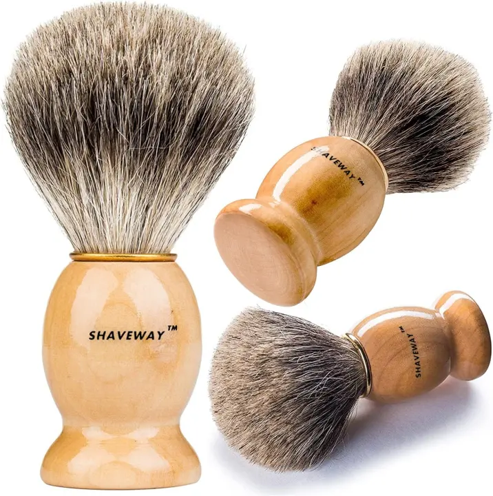100% Badger Shaving Brush — Pure Badger Hair Brush