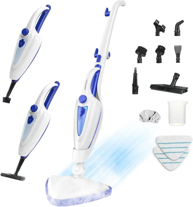 12‑in‑1 Steam Mop — 1500W Detachable Handheld Steam Cleaner
