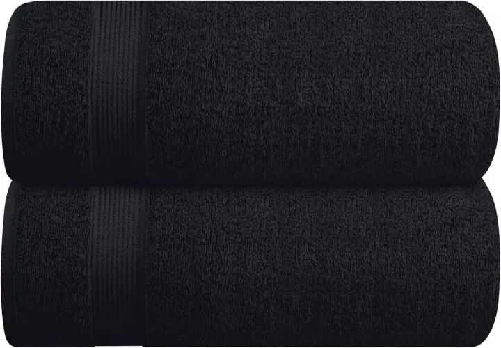 Belizzi Home Cotton Oversized Bath Sheet Set (2) — 35 x 70, Ultra-Soft Bath Sheets