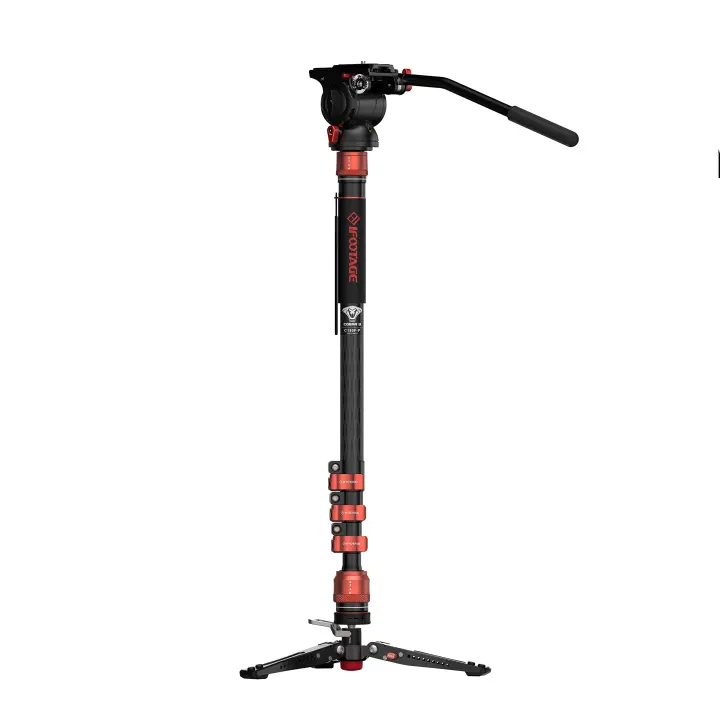 Cobra 3 Carbon-Fiber Monopod with KOMODO K5S Fluid Video Head