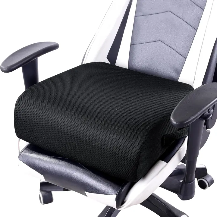 Extra-Thick Memory Foam Chair Cushion 18 x 16 x 6 — Seat Booster