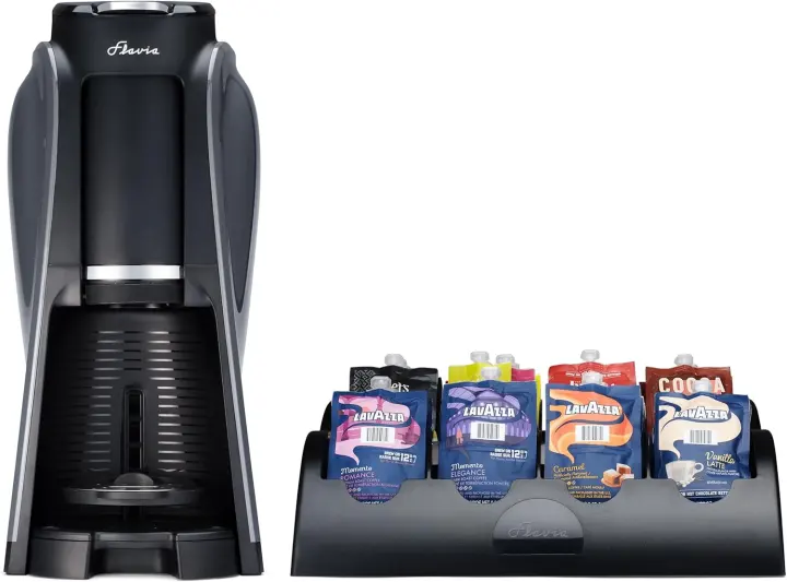 Flavia Aroma Brewer Bundle — Multi-Drink Coffee & Tea System with 84 Freshpacks
