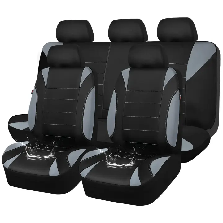 Neoprene Waterproof Universal Car Seat Cover Set — Full Kit