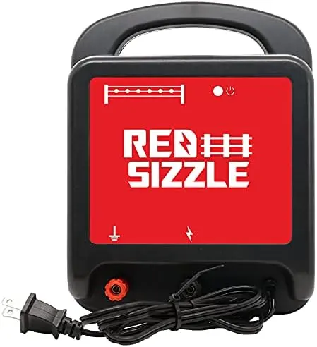 Plug-In 62-Mile Livestock Electric Fence Energizer — 6.5 Joules