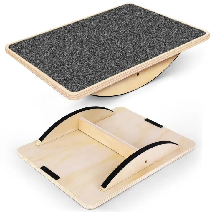 Professional Balance Wobble Board for Adults — 350 lb Anti-Slip Trainer