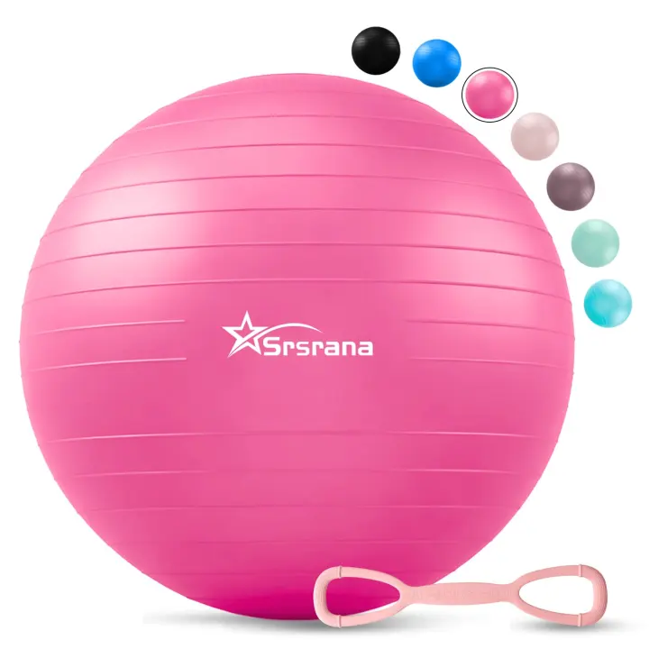Srsrana Anti-Burst Exercise Ball — Yoga, Pilates & Stability Ball