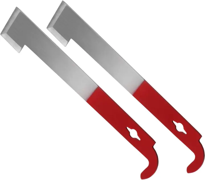 Stainless Steel J-Hook Hive Tool — Frame Lifter & Scraper, 10.5 in (2-Pack)