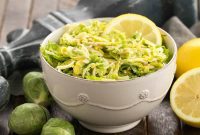 Crispy Brussels Sprout Slaw