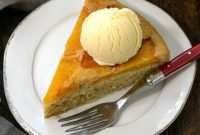 Caramelized Peach Flip Cake