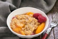 Sun-Kissed Peach Raspberry Delight