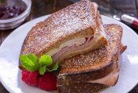 Golden Brown Sweet and Savory Monte Cristo