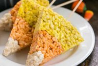 Candy Corn Crunch Bars