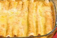 Smothered Cheesy Chicken Enchiladas