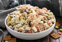 Spooky White Chocolate Monster Munch