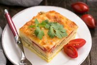 Cheesy Low Carb Chile Rellenos Bake