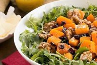 Vibrant Arugula Salad with Caramelized Butternut