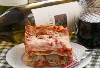 Weeknight Sausage Mushroom Lasagna