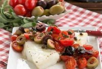 Sea Bass with Zesty Mediterranean Salsa