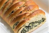 Flaky Spinach and Onion Plait
