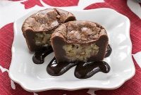 Decadent German Chocolate Brownie Bites