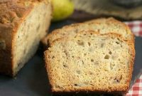 Moist Pear & Sour Cream Loaf