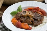 Braised Osso Buco with Bright Orange Gremolata
