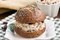 Gourmet Cranberry Pecan Tuna Salad Sandwich