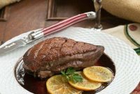 Crispy-Skinned Duck Breasts with Zesty Clementine Glaze