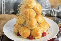 Zesty Lemon Croquembouche Tower