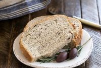 Rustic Rosemary Olive Bread