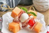 Sweet & Savory Melon Prosciutto Bites
