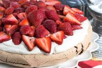 Chocolate Cloud with Strawberry Crown