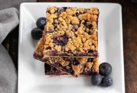 Divine Blueberry Crumb Bars