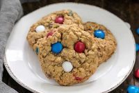 Star-Spangled Monster Cookies