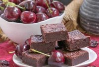 Decadent Dark Cherry Chocolate Brownies