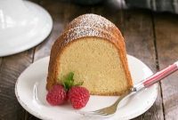 Decadent Sour Cream Pound Cake
