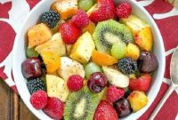 Refreshing Honey Lime Fruit Bowl