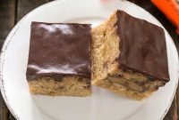 Gooey Peanut Butter Filled Krispie Bars