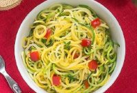 Zoodles with Parmesan Perfection