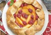 Golden Peach Raspberry Bliss