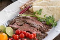 Sizzling Grilled Flank Steak Fajitas