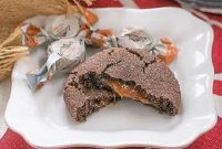 Gooey Caramel Stuffed Chocolate Cookies