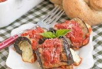 Irresistible Cheesy Eggplant Roll Ups