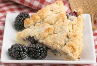 Luscious Blackberry Cream Scones