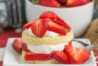 Strawberry Olive Oil Shortcakes
