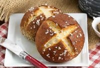 Perfectly Chewy Homemade Pretzel Rolls