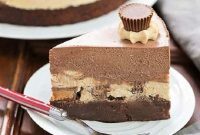 Decadent Peanut Butter Chocolate Mousse Cake