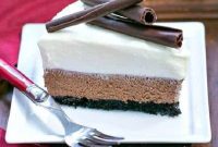 Decadent Triple Chocolate Mousse Pie