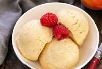 Roasted Peach Ice Cream Bliss