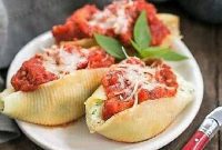 Creamy Spinach Stuffed Shells